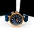 Linha diamante - 100% funcional Tambour - Azul marinho e rose- Pulseira de selicone - À PROVA D’ÁGUA -cod105 - comprar online