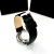 Linha diamante - Stilos TP - Prata e preto - Pulseira de couro - À PROVA D'ÁGUA -cod35 - comprar online