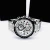 Primeira linha - Global - Prata e preto - Pulseira de aço - À prova d’água - cod60 - loja online