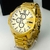 Linha Diamante 100% Funcional 10 BAR - dourado e branco - Pulseira de aço - Á PROVA D'ÁGUA - cod75 na internet