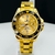 1ª Linha - Submariner 4 ponteiras - dourado - Pulseira de aço - À PROVA D'ÁGUA - cod65 - comprar online