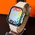 Relogio Inteligente Smart Watch Ultra 9 - 2 pulseiras - prata, rose forte e rose clara- cod55 - loja online