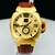 Linha Diamante - 100% Funcional Genuine - dourado e marrom - Pulseira de couro - À PROVA D'ÁGUA- cod55 - comprar online