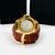 Imagem do Linha Diamante - 100% Funcional Genuine - dourado e marrom - Pulseira de couro - À PROVA D'ÁGUA- cod55
