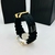 Primeira Linha Promaster - prata e preto - Pulseira de borracha - À PROVA D'ÁGUA - cod70 - loja online