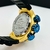 Primeira Linha Thunderbolt - dourado, preto e azul - Pulseira de borracha - À PROVA D' ÁGUA - cod100 - ML Joia