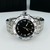 1ª Linha - Roleta SS - prata e preto - Pulseira de aço - À PROVA D'ÁGUA - cod80 - ML Joia