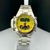 Linha Diamante Aqualand - prata, amarelo e verde - Pulseira de aço - À PROVA D'ÁGUA - cod60