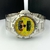 Linha Diamante Aqualand - prata, amarelo e verde - Pulseira de aço - À PROVA D'ÁGUA - cod60 - ML Joia