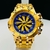 1ª Linha - Hybrid roleta - dourado, amarelo e azul- Pulseira de aço - À PROVA D'ÁGUA - cod90 - comprar online