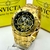 1ª Linha - Subaqua Skeleton - dourado, preto e branco - Pulseira de aço - À PROVA D'ÁGUA - cod85 - comprar online