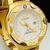 Linha Diamante Promaster Eco-Drive Orca - dourado e branco - Pulseira de aço - À PROVA D'ÁGUA - cod90 - comprar online