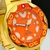 Linha Diamante Promaster Eco-Drive Orca - dourado, laranja e branco - Pulseira de aço - À PROVA D'ÁGUA - cod90 - comprar online