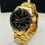 Linha diamante - 100% funcional Carrera - Dourado e preto - Pulseira de aço - Á PROVA D'ÁGUA - cod100 na internet
