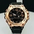 Linha Diamante Steel - preto e rose - Pulseira borracha - À PROVA D'ÁGUA - cod45 - comprar online