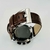 Linha diamante - 100% funcional Classic - prata, marrom e preto - Pulseira de couro - Á PROVA D'ÁGUA - cod82 - loja online