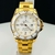 1ª Linha - Grande Submariner - dourado e branco - Pulseira de aço - À PROVA D'ÁGUA - cod65 - comprar online