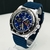 Linha Diamante Ancor - prata, azul marinho e azul - Pulseira de borracha - À PROVA D'ÁGUA - cod82 na internet