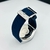 Imagem do Linha Diamante Ancor - prata, azul marinho e azul - Pulseira de borracha - À PROVA D'ÁGUA - cod82