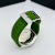 Imagem do Linha Diamante Ancor - prata e verde - Pulseira de borracha - À PROVA D'ÁGUA - cod82