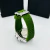 Linha Diamante Ancor - prata e verde - Pulseira de borracha - À PROVA D'ÁGUA - cod82 - loja online
