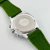 Linha Diamante Ancor - prata e verde - Pulseira de borracha - À PROVA D'ÁGUA - cod82 - ML Joia