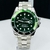 Primeira Linha Submariner PQ - prata e verde - Pulseira Oyster de aço - À PROVA D'ÁGUA - cod65