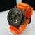 1ª Linha Marina Militare - chumbo, laranja e preto - Pulseira de borracha - À PROVA D'ÁGUA - cod70 - comprar online