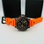 1ª Linha Marina Militare - chumbo, laranja e preto - Pulseira de borracha - À PROVA D'ÁGUA - cod70 - ML Joia