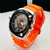 Primeira Linha Eco-Drive - preto, chumbo, laranja e branco - Pulseira de borracha - À PROVA D'ÁGUA - cod95 - comprar online