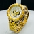 Primeira Linha - Hybrid - dourado e branco - Pulseira de aço - À PROVA D'ÁGUA - cod85 - comprar online