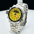 Linha diamante - Aqualand Full Metal - prata e amarelo - Pulseira de aço - À PROVA D' ÁGUA - cod65 - comprar online