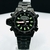 Linha diamante - Aqualand Full Metal - preto - Pulseira de aço - À PROVA D' ÁGUA - cod65