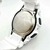 Linha Diamante - GA-0105 100% Funcional - branco e preto - Pulseira de borracha - À PROVA D'ÁGUA- cod40 - ML Joia