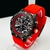 Linha Diamante 100% Funcional BRTL - preto e vermelho - Pulseira de borracha - À PROVA D'ÁGUA - cod85 - ML Joia