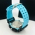 LInha Diamante - DW - 1900 - azul, azul piscina e preto - Pulseira de borracha - À PROVA D'ÁGUA - cod40 - loja online