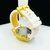 1ª Linha Yakusa S1- pulseira de borracha - branco e dourado - À PROVA D'ÁGUA - cod35 - loja online