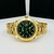 1ª Linha Datejust floral- dourado e verde - Pulseira Presidente de aço - À PROVA D'ÁGUA - cod60 na internet
