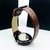 Linha Diamante - 100% Funcional Stilos - preto e marrom - Pulseira de couro - Á PROVA D'ÁGUA - cod38 - loja online
