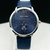 Linha Diamante - 100% Funcional Stilos - prata e azul - Pulseira de couro - Á PROVA D'ÁGUA - cod37 - comprar online