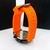 Linha Diamante Boss Funcional - preto e laranja - Pulseira de borracha - À PROVA D'ÁGUA - cod60 - loja online