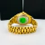 Primeira Linha Date Just - dourado e prata - Pulseira Presidente de aço - À PROVA D'ÁGUA - cod55 - ML Joia