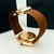 1ª Linha Geneve - rose e marrom - Pulseira de borracha - À PROVA D'ÁGUA - cod47 - loja online