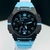 Linha Diamante - GA B001- preto e azul - Pulseira de borracha - À PROVA D'ÁGUA - cod40 - comprar online
