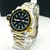 Linha Diamante Aqualand 01 - prata, dourado e azul marinho - Pulseira de aço - À PROVA D'ÁGUA - cod65 na internet