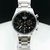 Linha Diamante 100% Funcional Carrera 0101 - prata e preto - Pulseira de aço - À PROVA D'ÁGUA - cod85 - comprar online