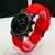 Linha Diamante Boss - preto e vermelho - Pulseira de borracha - À PROVA D'ÁGUA - cod55 - comprar online