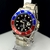 1ª Linha Submariner PQ - prata, preto, azul e vermelho - Pulseira Oyster de aço - À PROVA D'ÁGUA - cod65 na internet