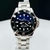 Primeira Linha Submariner pequeno - prata e degrade azul e preto - Pulseira Oyster de aço - À PROVA D'ÁGUA - cod65