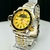 Linha Diamante Aqualand - prata, dourado e amarelo - Pulseira de aço - À PROVA D'ÁGUA - cod65 na internet
